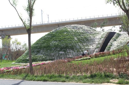 北京园博会 设计师广场 声波 设计理念