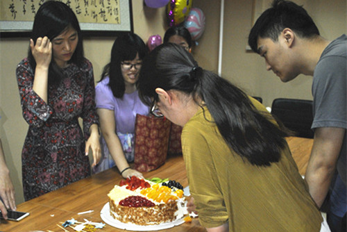 中国风景园林网为员工举办集体生日会