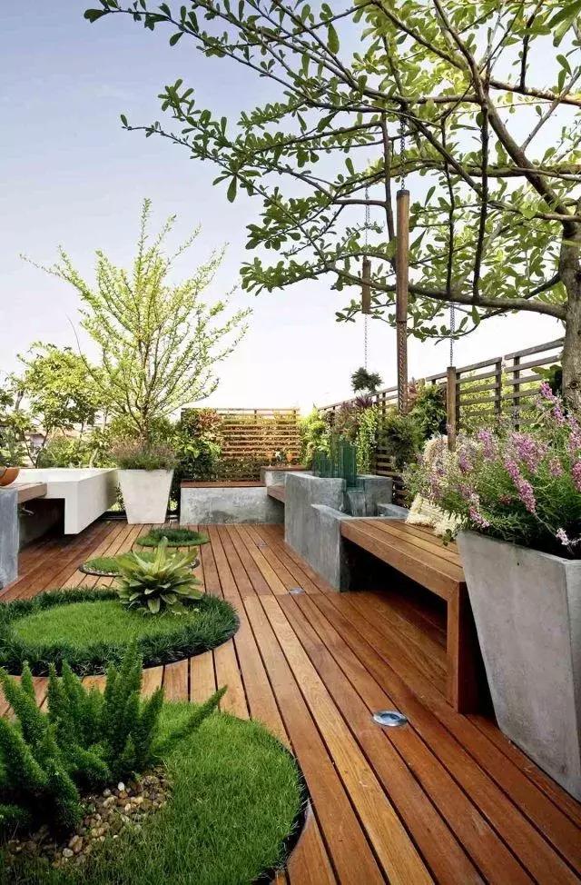 这样的庭院种植空间实用且休闲